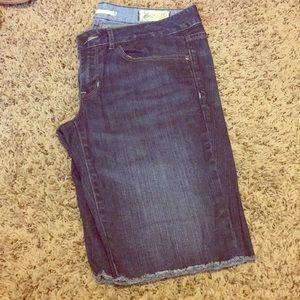 Gap limited edition cut off denim Bermuda shorts
